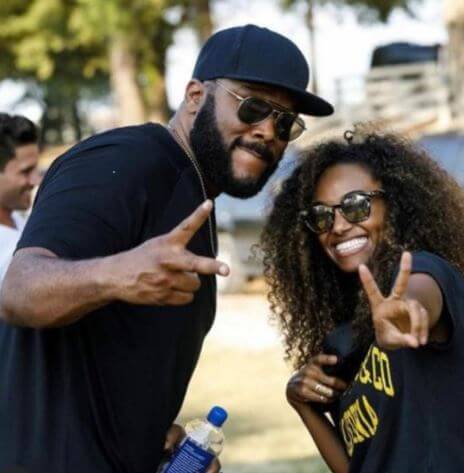 Yulanda Wilkins brother Tyler Perry with his former Partner Gelila Bekele.